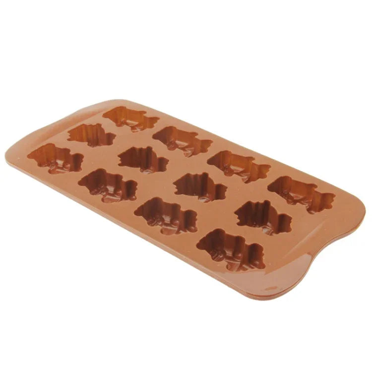 Lovely Robot Shape 12-Grid Ice Cube Tray, 12-Grid