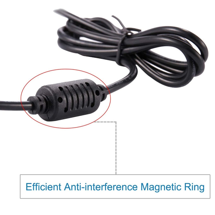 4.0 x 1.7mm DC Male Power Cable for Laptop Adapter, Length: 1.2m