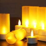 Rechargeable Home Decoration Light with Charging Board, Warm EU Plug