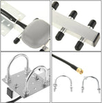 High Gain 28dBi SMA Plug 4G 696-960MHz / 1710-2690MHz Yagi Antenna, Antenna