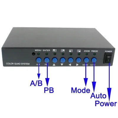 Quad Split Mode VGA(Black)