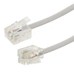 4 Core RJ11 to RJ11 Telephone cable, Length: 1.5m, Length: 1.5m