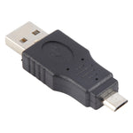USB A Male to Micro USB 5 Pin Male Adapter, USB 2.0 A Male