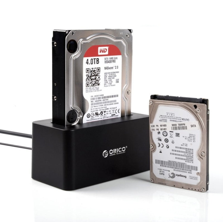 ORICO 6619US3 5Gbps Super Speed USB 3.0 to SATA Hard Drive Docking Station for 2.5 inch / 3.5 inch Hard Drive, 6619US3