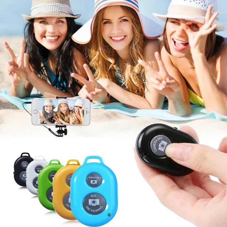 BRCMCOM Chip Universal Bluetooth 3.0 Remote Shutter Camera Control Self-timer, White, Black