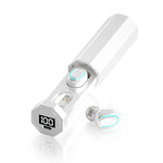 C1 Bluetooth 5.0 TWS Touch Polygonal Digital Display True Wireless Bluetooth Earphone with Charging Box, Polygonal