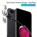 M11 3A USB to Micro USB Nylon Braided Magnetic Data Cable, Cable Length: 2m, Micro USB