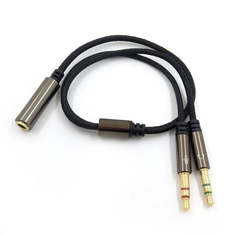 ZS0135 2 in 1 For SteelSeries Arctis 3 / 5 / 7 Earphone Audio Cable + Earphone Adapter Cable Set, Audio Cable + Adapter Cable