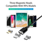 M11 5A USB to Micro USB Nylon Braided Magnetic Data Cable, Cable Length: 2m, Micro USB