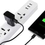 5V 2.1A Intelligent Identification USB Charger with 1m USB to USB-C / Type-C Charging Cable, EU Plug