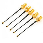 5 PCS / Set RG178 Ufl / IPX / IPEX to SMA Female Adapter Braid Cable, Length:10cm, 10cm