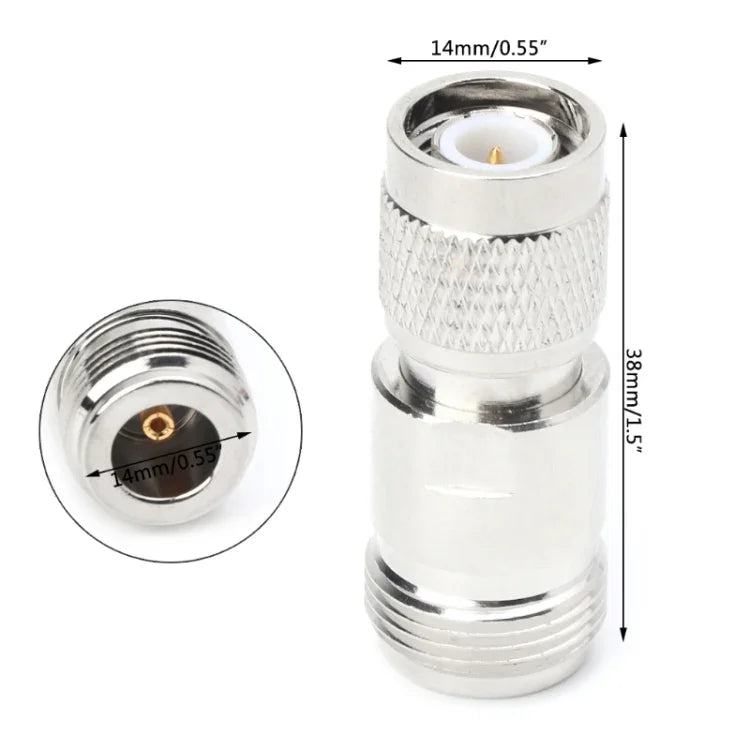 TNC Male to N Type Female Jack Screws Coaxial Adapter for Wifi Connection of Router Connector