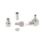 2 in 1 TS9 / CRC9 Male Right Angle RF Coaxial Card Connector for RG174 / 178 / 316 LMR100
