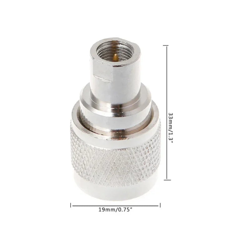 FMEJ/UHFJ FME Male to UHF Male Connector Adapter
