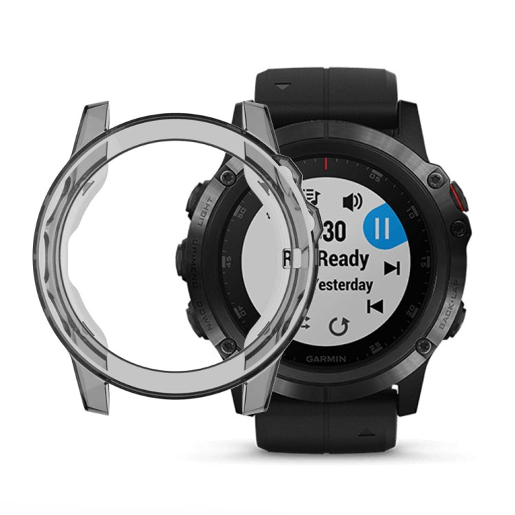 Suitable for Garmin Fenix 5 & 5 Plus transparent TPU Silica Gel Watch Case
