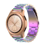 For Xiaomi MI/Huawei Glory S1 Three Beads Stainless Steel Watch Wrist Strap 18mm, Black, Gold, Rose Gold, Colourful, Silver