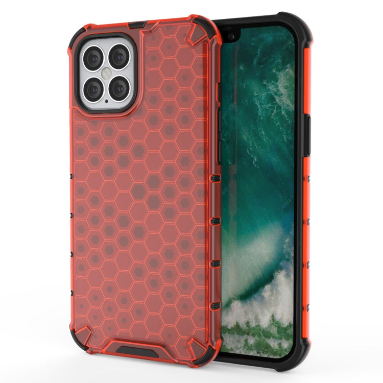 For iPhone 12 Pro 6.1 inch Shockproof Honeycomb PC + TPU Case, For iPhone 12 / 12 Pro