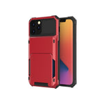 For iPhone 12 Pro / 12 Max Scratch-Resistant Shockproof Heavy Duty Rugged Armor Protective Case with Card Solt, For iPhone 12 / 12 Pro