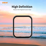 ENKAY Hat-Prince 0.2mm 9H Surface Hardness 3D Explosion-proof Aluminum Alloy Edge Full Screen Tempered Glass Screen Film, For Apple Watch 6/5/4/SE 40mm, For Apple Watch 6/5/4/SE 44mm