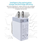 SDC-30W 2 in 1 USB to USB-C / Type-C Data Cable + 30W QC 3.0 USB + 2.4A Dual USB 2.0 Ports Mobile Phone Tablet PC Universal Quick Charger Travel Charger Set, US Plug, with USB-C / Type-C Cable, US Plug