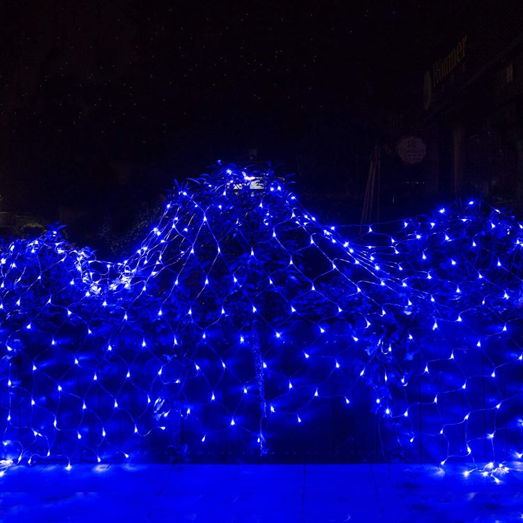 4x6m 672 LEDs Waterproof Fishing Net Lights Curtain String Lights Fairy Wedding Party Holiday Decoration Lamps 220V, EU Plug