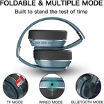 VJ320 Bluetooth 5.0 Head-mounted Foldable Wireless Headphones Support TF Card with Mic, VJ320 Black, VJ320 Blue, VJ320 Red, VJ320 White