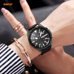 For Samsung Galaxy Watch 3 45mm 2 in 1 ENKAY Hat-Prince Electroplate Soft TPU Case + 0.2mm 9H 2.15D Curved Edge Tempered Glass Film