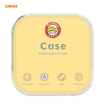 For Samsung Galaxy Watch 3 45mm 2 in 1 ENKAY Hat-Prince Electroplate Soft TPU Case + 0.2mm 9H 2.15D Curved Edge Tempered Glass Film