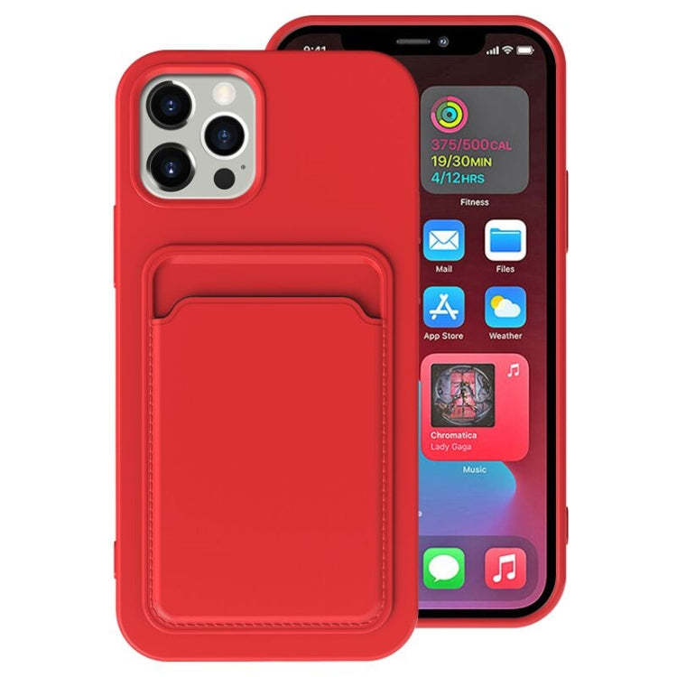 TPU + Flannel Lining Shockproof  Case with Card Slots, For iPhone 11, For iPhone 11 Pro