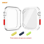 ENKAY Hat-prince Full Coverage TPU Case + Tempered Glass Protector for Apple Watch Series 6 / 5 / 4 / SE 44mm, For Apple Watch Series 6 / 5 / 4 / SE 44mm