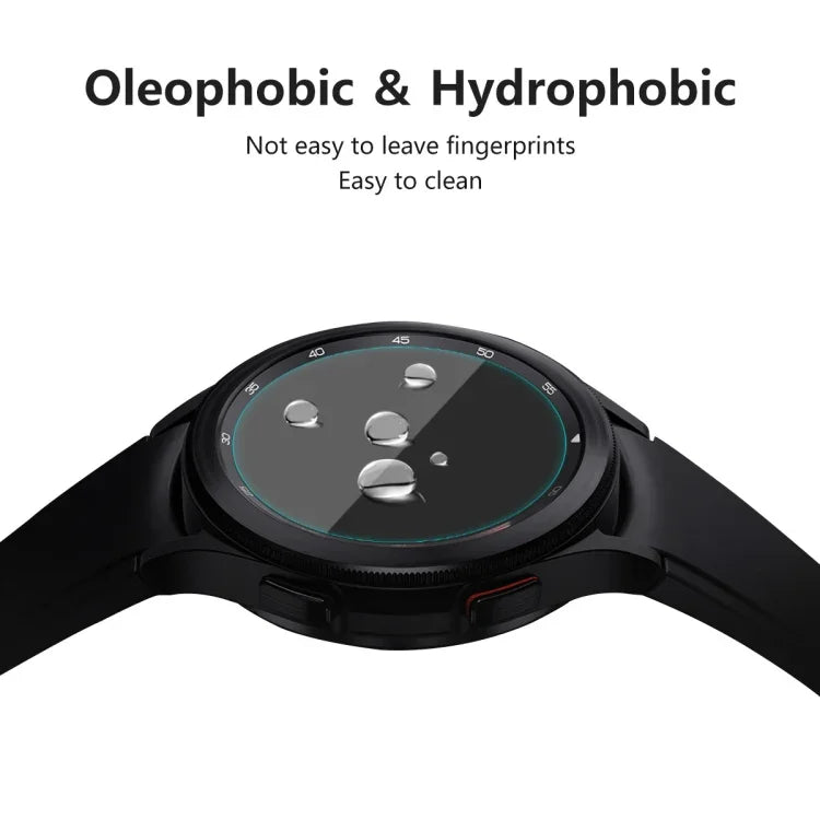 For Samsung Galaxy Watch4 Classic 42mm ENKAY Hat-Prince 0.2mm 9H 2.15D Curved Edge Tempered Glass Screen Protector Watch Film, 1 PCS, 2 PCS, 5 PCS, 10 PCS