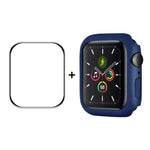 ENKAY Hat-Prince PC Frame + Full Coverage PMMA HD Screen Protector Film for Apple Watch Series 7 45mm