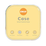 ENKAY Hat-Prince 2 in 1 PC Frame + 9H Tempered Glass Protector Full Coverage Case for Apple Watch Series 7 45mm