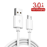 QC-04 QC3.0 + 3 x USB2.0 Multi-ports Charger with 3A USB to Micro USB Data Cable, EU Plug, EU Plug + Micro USB Cable