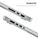 ENKAY Hat-Prince Silicone Anti-dust Plugs for MacBook Air 13.6 2022/2024 A2681 (M2) / A3113 (M3)