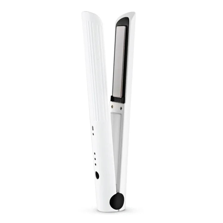 K-SKIN Portable Rechargeable Hair Straightener Curler Ceramic Iron Styling Tool Cordless Adjustable Temperature Fast Heat
