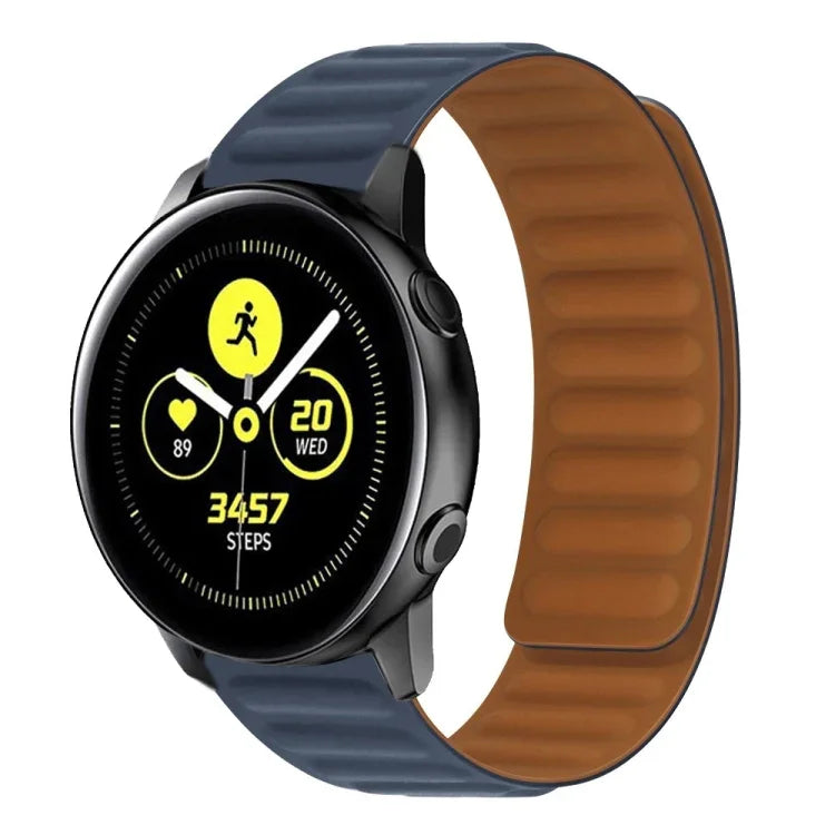 Silicone Magnetic Watch Strap, For Samsung Galaxy Watch 3 41MM R850, For Samsung Galaxy Gear Sport, For Samsung Galaxy Watch Active