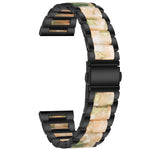 Metal Three Beads + Resin Strap, For Huawei Watch GT 3 46mm / GT Runner, For Huawei Watch GT 3 42mm / Watch GT 2 42mm