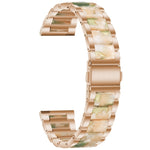 Metal Three Beads + Resin Strap, For Huawei Watch GT 3 46mm / GT Runner, For Huawei Watch GT 3 42mm / Watch GT 2 42mm