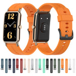 Solid Silicone Soft Strap, For Huawei Watch Fit mini