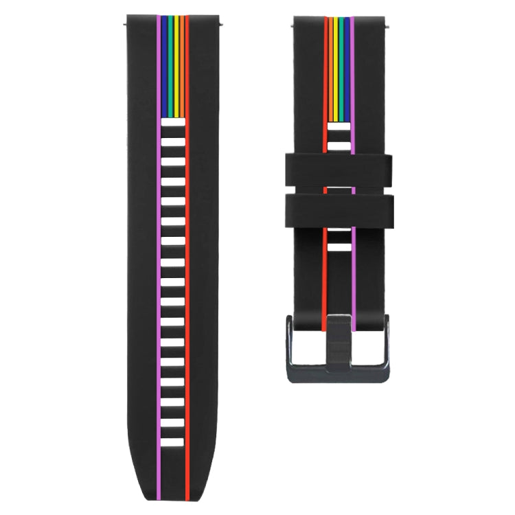Rainbow Silicone Watchband, For Honor Watch Dream
