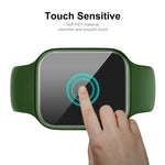 ENKAY  TPU Case  + Full Coverage PET Screen Protector, For Apple Watch Series 8 / 7 41mm, For Apple Watch Series 8 / 7 45mm