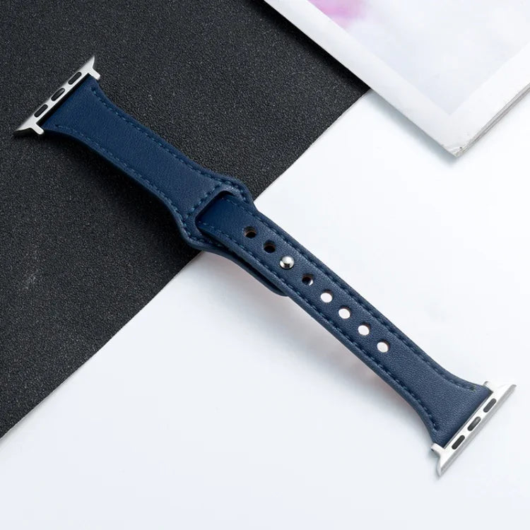 Microfiber Leather Watch Strap For Apple Watch Series, 7 41mm / 6&SE&5&4 40mm / 3&2&1 38mm, 7 45mm / 6&SE&5&4 44mm / 3&2&1 42mm