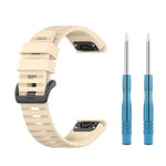 26mm Solid Color Silicone Quick Release Strap, For Garmin Fenix 7X