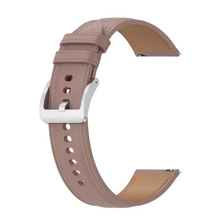 Calf Texture Sewing Thread Watchband, For Samsung Galaxy Watch 4, For Samsung Galaxy Watch 3 41mm / Watch 42mm, For Samsung Galaxy Gear S2 Classic