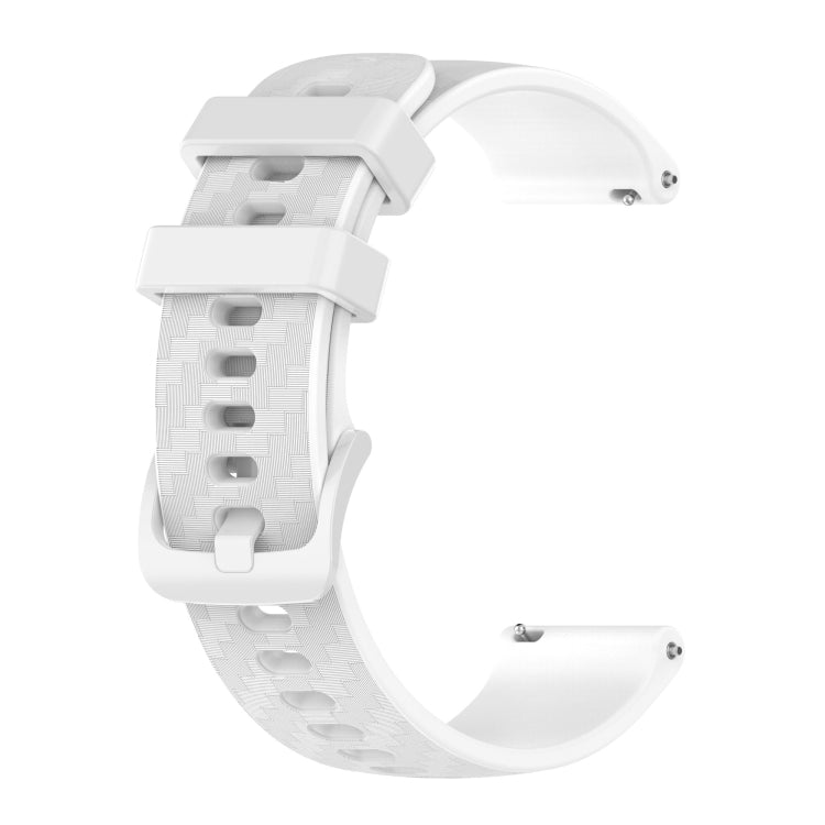 20mm Carbon Fiber Striped Silicone Strap, For Huawei Watch GT3 42mm, For Huawei Watch GT2 42mm, For Huawei Watch 2, For Honor Watch ES