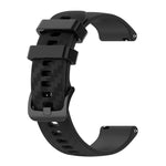 20mm Carbon Fiber Striped Silicone Strap, For Garmin Vivomove Style