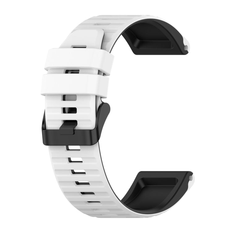 22mm Silicone Mixing Color Watch Strap, For Garmin Forerunner 945, For Garmin Instinct