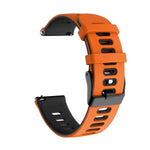 20mm Mixed-Color Silicone Strap, For Samsung Galaxy Watch Active 2 44mm, For Samsung Galaxy watch Active 40mm