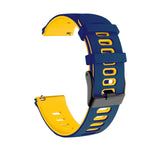 20mm Mixed-Color Silicone Strap, For Samsung Galaxy Watch Active 2 44mm, For Samsung Galaxy watch Active 40mm